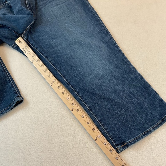 Levis 311 Shaping Skinny Capri Jeans Womens Plus 20W Blue Denim - Picture 13 of 14